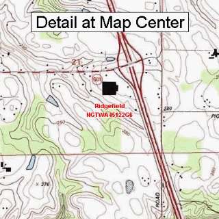   Map   Ridgefield, Washington (Folded/Waterproof)