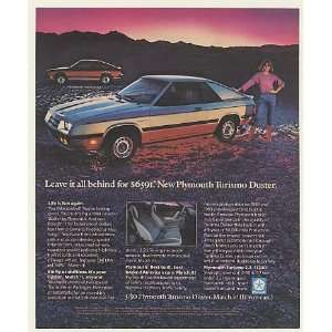 1984 Plymouth Turismo Duster Leave It All Behind Print Ad (51507 