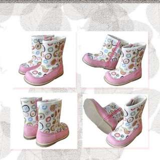 GIRL / BABY BOOTS / SHOES 2COLORS IN SIZES 1,2,3,4,5,6  