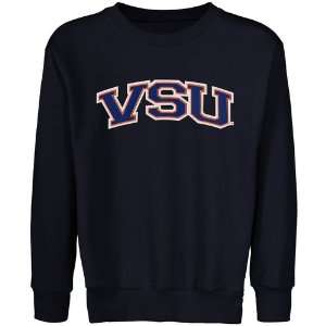 Virginia State Trojans Youth Arch Applique Crew Neck Fleece Sweatshirt 