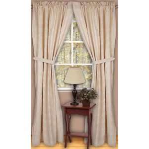   Country Rustic Window Treatment Embroidered Curtains