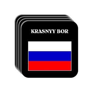  Russia   KRASNYY BOR Set of 4 Mini Mousepad Coasters 