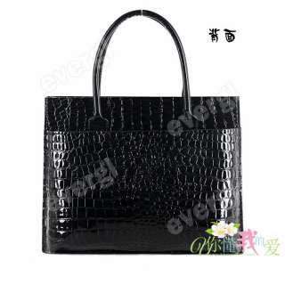 Fashion Luxury OL Style Crocodile Pattern High Quality Handbag Tote 