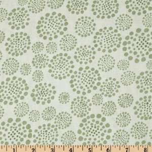  45 Wide Bryant Park Circle Dots Mint Fabric By The Yard 