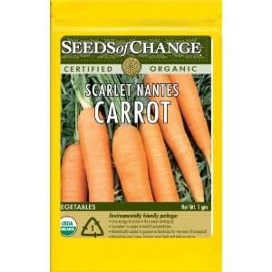  Seeds of Change S10912 Certified Organic Scarlet Nantes 