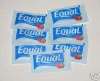 Equal Sweetener  case of 2000 individual packets coffee  