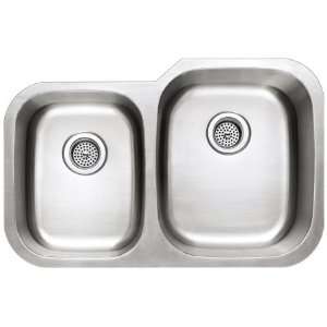   PFUO907R Stainless Steel Undermount Double Basin Kitchen Sink PFUO907R