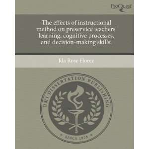  The effects of instructional method on preservice teachers 