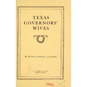 Texas Governors Wives  Books