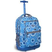   Sundance Blue Target 19.5 inch Rolling Backpack with Laptop Sleeve