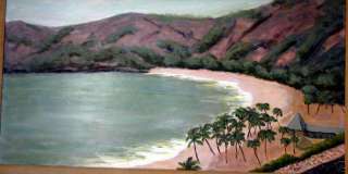 Edgar S Baum Oil Painting PA Impressionist Beach Scene  