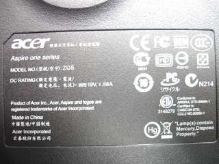 Acer Aspire One ZG5 Intel Atom Netbook for PARTS  