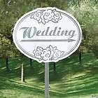 Cardboard “Wedding” Yard Sign / 1 PC / WEDDING (3/1189)