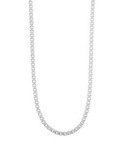   Sterling Silver 20 inch Venetian Box Chain (2mm)  