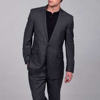 Ben Sherman Mens Slim Fit Wool 2 button Suit  