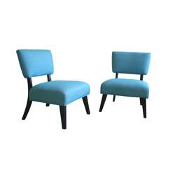 Tiffany Turquoise Accent Chair (Set of 2)  
