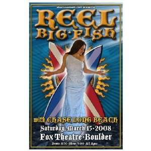  Reel Big Fish Boulder Colorado 2008 Concert Poster