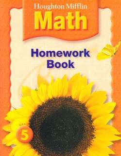 Houghton Mifflin Math Homework Book Grade 5 (Paperback)   