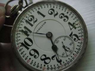 Antique Hamilton 992 Railroad Pocket Watch Montgomery  