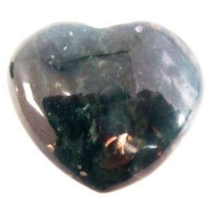  Bloodstone Heart 01 Green Crystal Courage Stone Chakra 