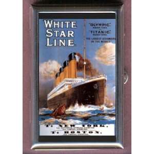  WHITE STAR LINE TITANIC OLYMPIC Coin, Mint or Pill Box 
