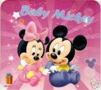 Baby Mickey Minnie Mousepad Mat Pad Computer Accessory  