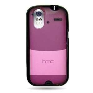WIRELESS CENTRAL Brand Hybrid Hard PINK Back Plastic with BLACK Flexi 