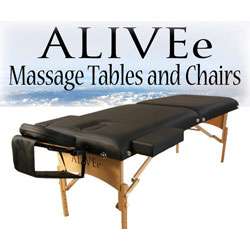 ALIVEe Signature II Black Deluxe Massage Table  