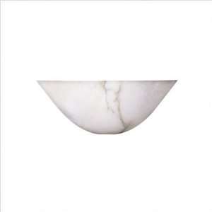 Alabaster Bowls ADA Wall Sconce Glass Type Antique Stained Alabaster