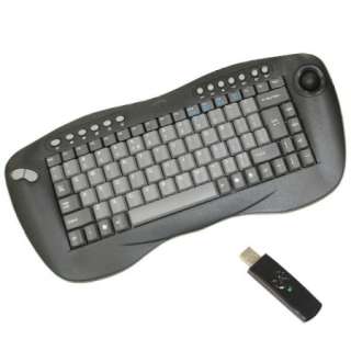 Nmedia 2.4 GHz wireless keyboard with trackball mouse  