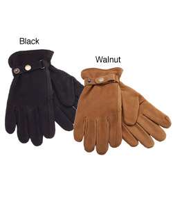 Prague Mens Nubuck Leather Gloves  
