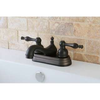 Oil Rubbed Bronze 4 inch Centerset Bathroom Faucet  