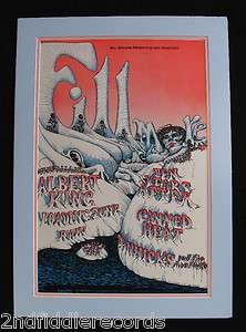    TEN YEARS AFTER CANNED HEAT 1968 FILLMORE POSTER BILL GRAHAM #BG 126