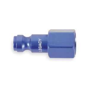  LEGACY Coupler Plug, 1/4 FNPT, 1/4 In Body, Blue 