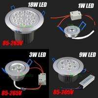   18w Warm&Cool White LED Recessed Ceiling Down Light Cabinet Spot Lamp