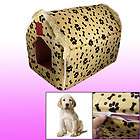 Round Dot Pattern Dog Collapsible Zippered Shelter