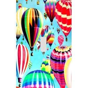  Hot Air Balloons in Flight Decorative Switchplate Cover 