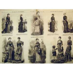  Womens Fashion Dresses 1882 Costume Toilette Bodice
