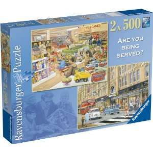  Ravensburger Are You Being Served 2 x 500 Piece Puzzles 