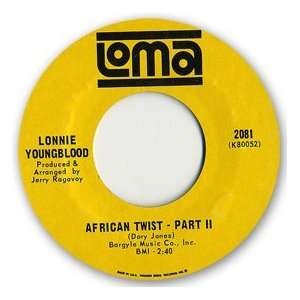  african twist 45 rpm single LONNIE YOUNGBLOOD Music