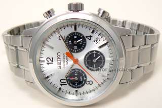 SEIKO CHRONOGRAPH DATE STAINLESS STEEL BAND 100m SSB003  