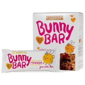 18 Rabbits Bar Organic Bunny Mango Strawberry 6/1.05oz. (Pack of 6)
