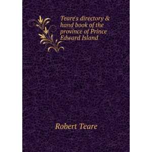  Teares directory & hand book of the province of Prince 