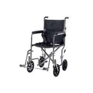 Go Cart Light Weight Transport Wheelchair with Swing away Footrest 