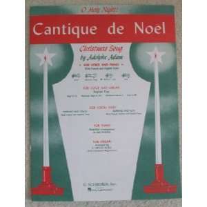  Cantique De Noël [O Holy Night] Adolphe Adam, Carl Deis 