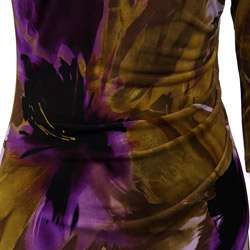 Eliza J Womens Purple Floral Jersey Dress  