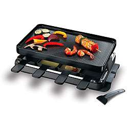   KF 77041 8 person Gourmet Black Raclette Grill  
