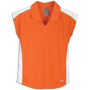  Womens Cap Sleeve Volleyball Jersey ( sz. XXL, Orange/White 