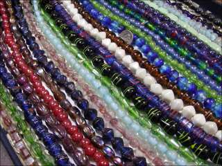 WHOLESALE LOT 12 STD 15 LENGTH ASSORTED BEADS (N 70)  
