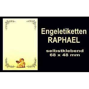  112x Angel Self Adhesive Labels RAPHAEL   Sticker Price 